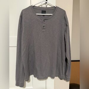 14th & Union mens Long Sleeve Henley Shirt XL